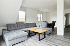 Wohnzimmer, Essbereich, Küche