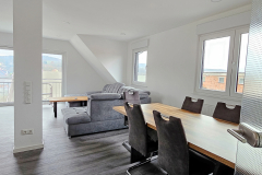 Wohnzimmer, Essbereich, Küche